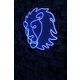 Ukrasna plastična LED rasvjeta, Lion - Blue
