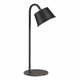 Crna LED stolna lampa s metalnim sjenilom (visina 34 cm) Voet – Fischer &amp; Honsel