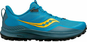 Saucony Peregrine 12 Mens Shoes Ocean/Black 43 Trail obuća za trčanje