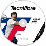 Teniska žica Tecnifibre Razor Soft (200 m) - black