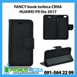 FANCY book torbica CRNA za HUAWEI P9 lite 2017