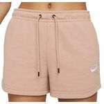 Ženske kratke hlače Nike Sportswear Essential Short French Terry W - rose whisper/white