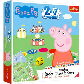 Peppa Pig 2 u 1 društvena igra set - Trefl