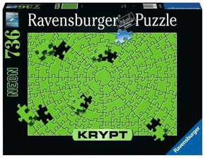 Puzzles 736 elements Krypt Neon Green