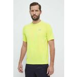 UNDER ARMOUR Tehnička sportska majica 'Tech' pastelno žuta / siva