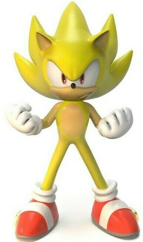 Super Sonic je igračka figura od ježa - Comansi