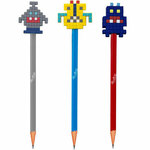 The Littlies Space Intruders olovka sa gumicom više vrsta