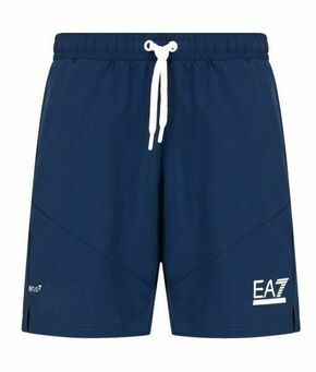 Muške kratke hlače EA7 Man Jersey Shorts - navy blue