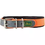Hunter ogrlica za pse Convenience Comfort L 60 cm, neon narančasta