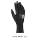 ARDONSAFETY/BUCK BLACK 10/XL rukavice s umočenim rukavicama - maloprodajno pakiranje 12 pari | AR9061/10