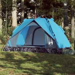 vidaXL Kupolasti šator za kampiranje za 2 osobe plavi brzo otpuštanje