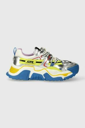 Tenisice Steve Madden Kingdom-E Sneaker SM19000086-04005-BSV Blu/Silver