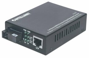 Intellinet 510530 mrežni medijski pretvarač 100 Mbit/s Jednomodni Crno