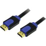 LogiLink HDMI priključni kabel HDMI A utikač, HDMI A utikač 1.00 m crna CHB1101 HDMI kabel