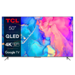 TCL 50C635 televizor, 50" (127 cm), LED/QLED, Ultra HD, Google TV, HDR 10, 120 Hz