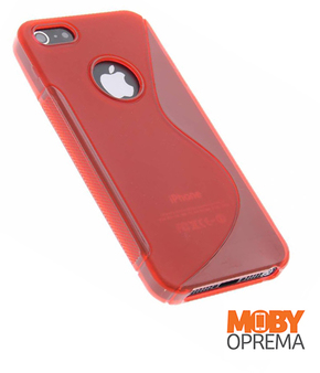 iPhone 5 crvena silikonska maska