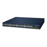 PLANET GS-4210-48T4S mrežni prekidač Upravljano L2+ Gigabit Ethernet (10/100/1000) 1U Crno