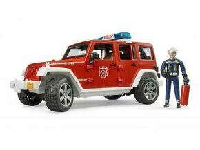 Bruder vatrogasni auto Jeep Wrangler i figurica vatrogasac - BR02528