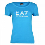 Ženska majica EA7 Woman Jersey T-Shirt - diva blue