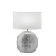 VIOKEF 4167800 | Elya Viokef stolna svjetiljka 52cm s prekidačem 1x E27 opal, srebrno, krom
