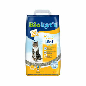 Pijesak za Mačke BIOKAT'S NATURAL CLASSIC - 10 kg