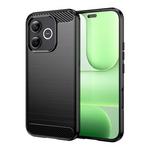 Techsuit Carbon Silicone maska za Honor 600 Lite – crna