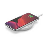 Belkin BOOST_CHARGEa 10W Wireless Charging Pad + QC 3.0 Wall Charger + Cable - White
