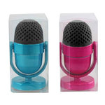 Mikrofon šiljilo-gumica 2u1 - više boja