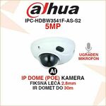 DAHUA IP WIZSENSE 5MP DOME KAMERA IPC-HDBW3541F-AS-S2