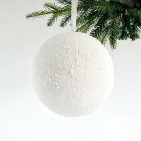 Eurolamp Božićni ukras snježna kugla 25 cm