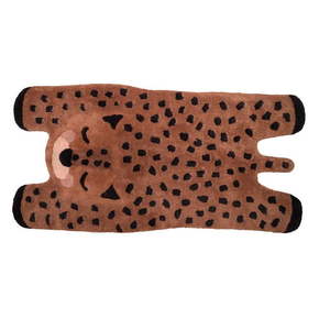 Dječji pamučni ručno izrađeni tepih Nattiot Cheetah