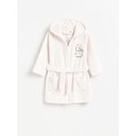Reserved - GIRLS` DRESSING GOWN - krem krem 100% POLIESTERSKO VLAKNO 575LG-01X