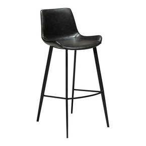Crna barska stolica od eko kože DAN - FORM Denmark Hype