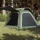 vidaXL Šator za kampiranje za 4 osobe zeleni 240x221x160 cm taft 185T