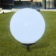 vidaXL Vanjksa solarna svijetiljka lopta LED 50 cm 1 kom klinac