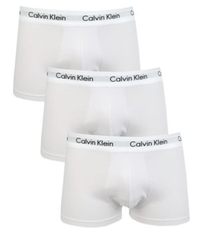 Calvin Klein 3 pack muške bokserice S bijela