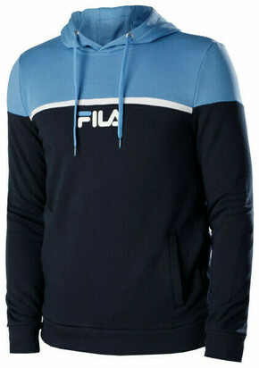 Muška sportski pulover Fila Sweathoody David M - peaocoat blue