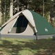 vidaXL Šator za kampiranje za 3 osoba zeleni 240x217x120 cm taft 190T