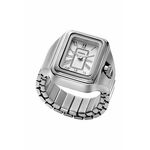 Sat Fossil Watch Ring ES5344 Silver