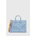 MICHAEL Michael Kors Shopper torba 'GIGI' plava / smeđa / bijela