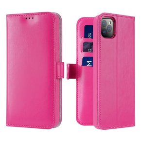 Dux Ducis Kado Bookcase preklopna torbica za iPhone 11 Pro Max ružičasta
