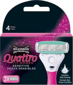Wilkinson Sword Quattro for Women Sensitive rezervne glave