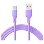 Akyga USB kabel USB-A utikač, USB-C® utikač 1 m ljubičasta AK-USB-65