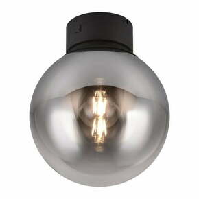 Crna LED stropna svjetiljka sa staklenim sjenilom ø 30 cm Cipallone – CINQUE