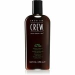 American Crew Hair &amp; Body 3-IN-1 Tea Tree šampon, regenerator i gel za tuširanje 3 u 1 za muškarce 250 ml