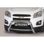 Misutonida Bull Bar Ø76mm inox srebrni za Chevrolet Trax 2013+ s EU certifikatom