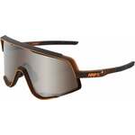 100% Glendale Matte Translucent Brown Fade/HiPER Silver Mirror Lens Biciklističke naočale