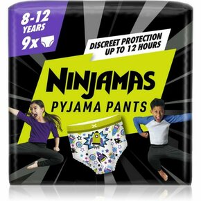 Pampers Ninjamas Pyjama Pants 27-43 kg Spaceships 9 kom