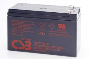 CSB Battery HR 1234W high-rate HR1234WF2 olovni akumulator 12 V 8.4 Ah olovno-koprenasti (Š x V x D) 151 x 99 x 65 mm plosnati priključak 6.35 mm bez održavanja