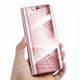 WEBHIDDENBRAND Onasi Clear View maskica Premium Soft za Samsung Galaxy A21s A217, roza